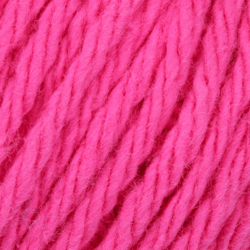 Lily Sugar 'N Cream Super Size Solid Yarn, 4oz, Gauge 4 Medium, 100% Cotton - Hot Pink - Machine Wash & Dry - Image 2